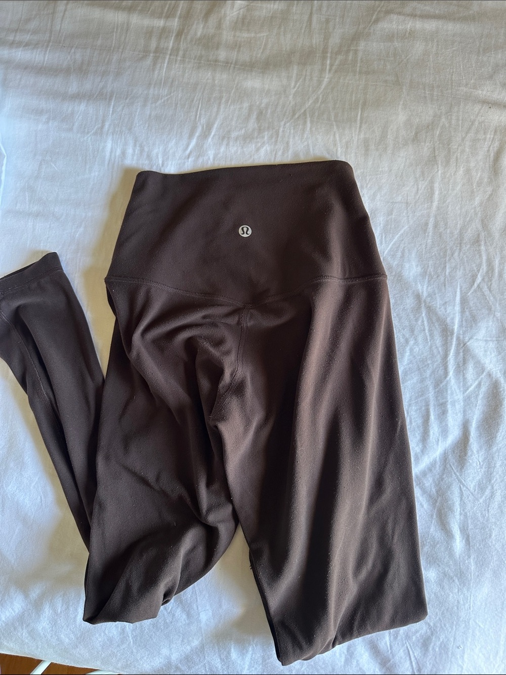 lululemon athletica Brown High-Rise Leggings with Logo